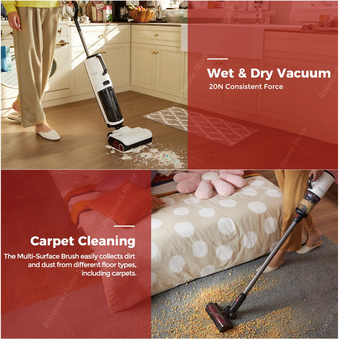 roborock Dyad Pro/Combo Wet and Dry Vacuum Cleaner with 17000Pa Power
