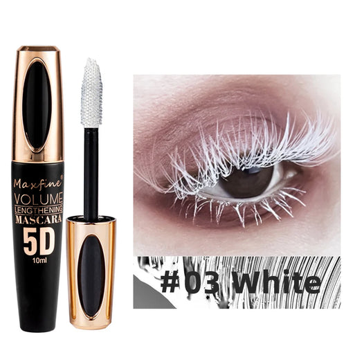 MAXIFINEST 5D Silk Fiber Eyelash Mascara, the Black Amount and Length of
