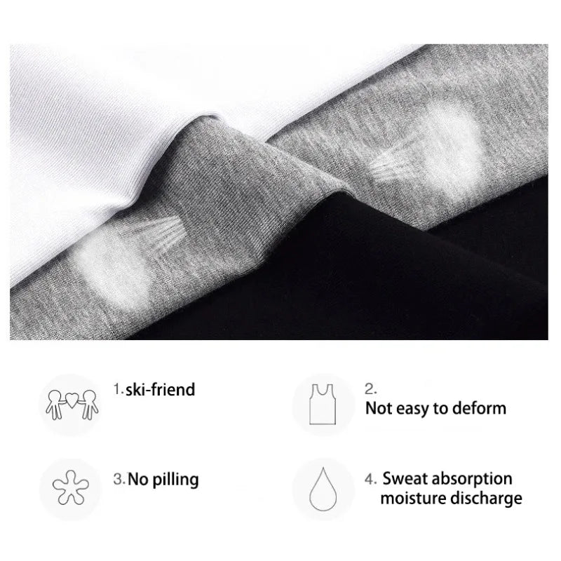 BROWON Spring Fashion Slim Fit T Shirt Men Cotton Tshirt Men Long