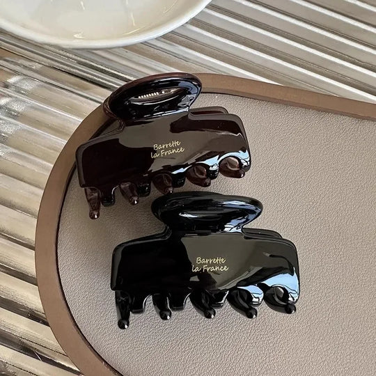 5.5cm Long Acetate Hair Crabs Red Hair Clips for Girls and Women Tie