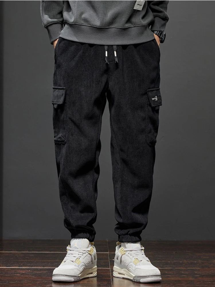 Spring Autumn New Style Elastic Waist Casual Pants for Men Stretch