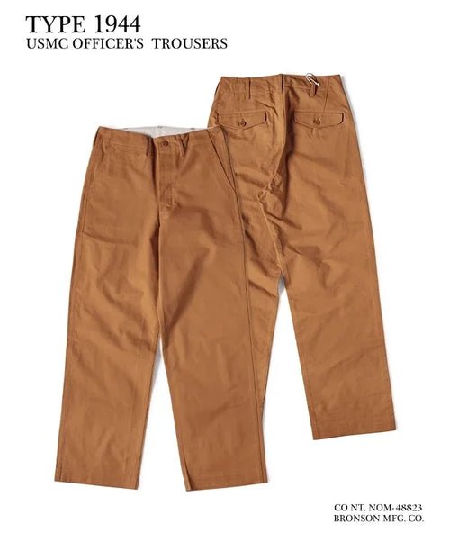 Bronson 1944 Officer's Chino 11oz Cotton Twill High Waist Straight Leg