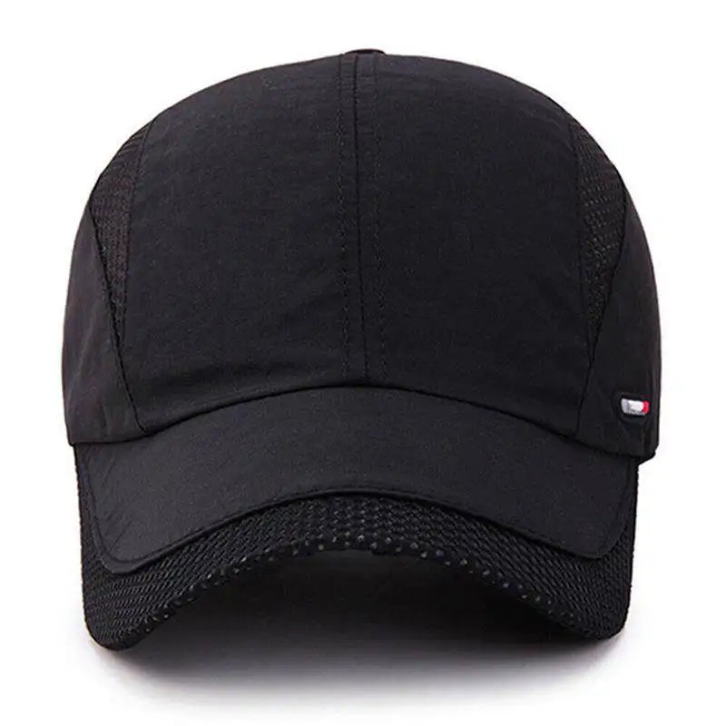 1pc Unisex Breathable Mesh Baseball Cap, Adjustable Quick-Dry Sports