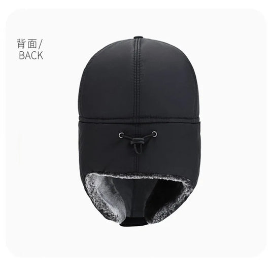 2024 Winter Warm Thickened Artificial Fur Baseball Hat Men's and