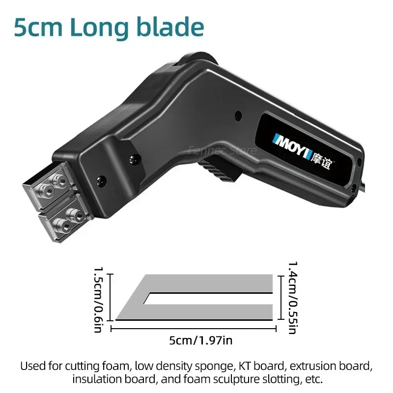Electric Hot Knife Rope Cutter Fabric Cutting Tool Heat Cutter Heat Sealer forSponge Cloth Board Webbing Continuous Working