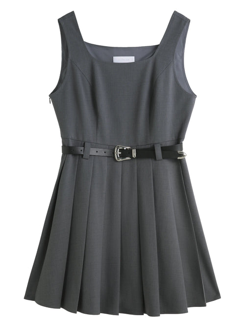 DUSHU Plus Size Dark Gray Blazer Skirt Suit Office Outfit 2024 Autumn
