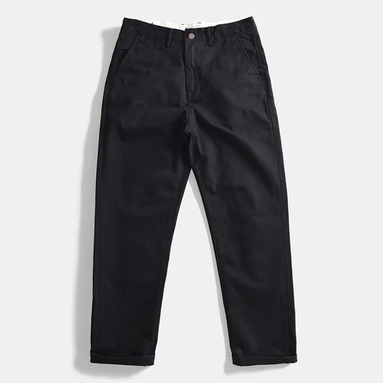 2025 Spring and Autumn New American Retro Woven Twill Chino Cargo
