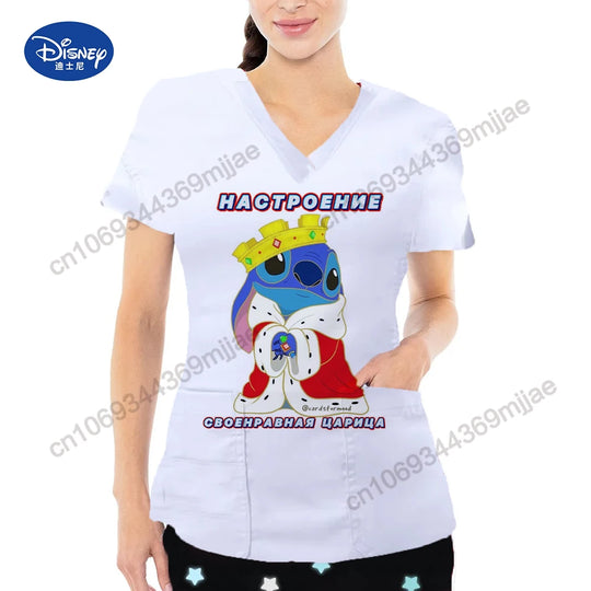Summer Short Sleeves Clothes for Women Cartoon Pattern Y2k Female Tops