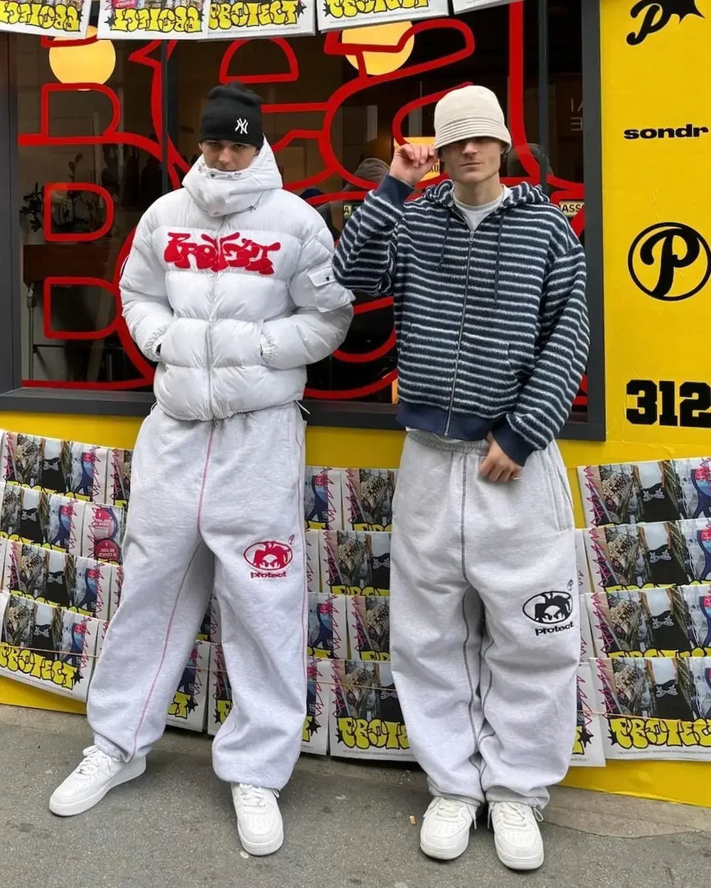 Harajuku Man Long Pants Cargo Streetwear Joggers Men Y2k Casual Police