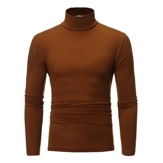 Spring Autumn Thin Men Pullovers Sweaters Turtleneck Knitted Sweater