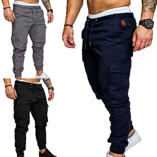 Men Pants New Fashion Men Jogger Pants Men Fitness Bodybuilding Gyms