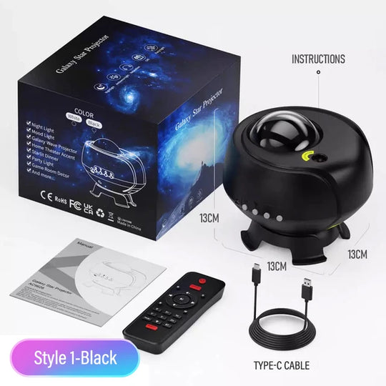 New Color Changing Nebula Aurora Starry Sky Music Star Galaxy Projector Night Light For Home Party Bedroom Gifts