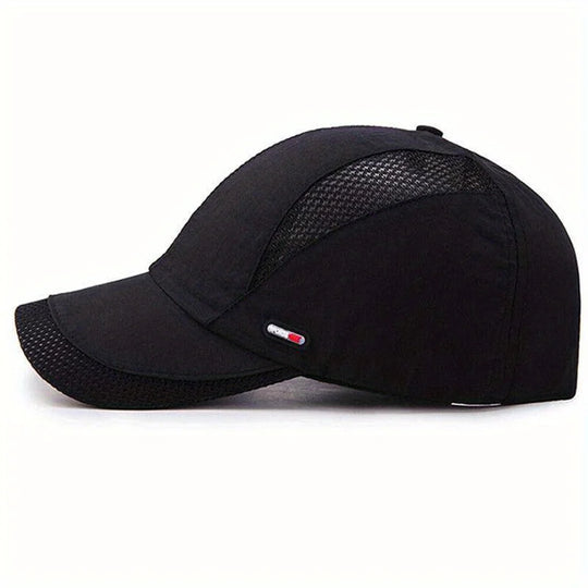 1pc Unisex Breathable Mesh Baseball Cap, Adjustable Quick-Dry Sports