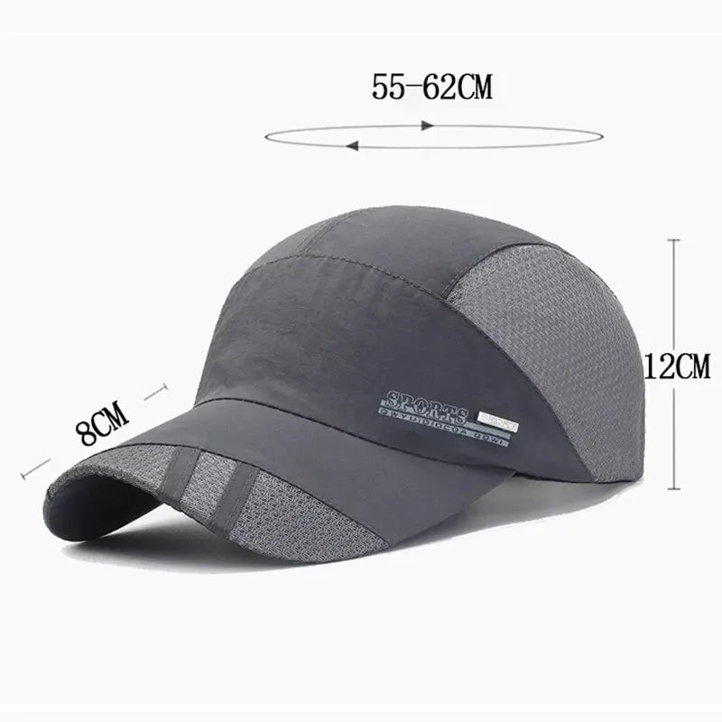 The New Spring Sun Hat Outdoor Travel Baseball Cap Sports Breathable