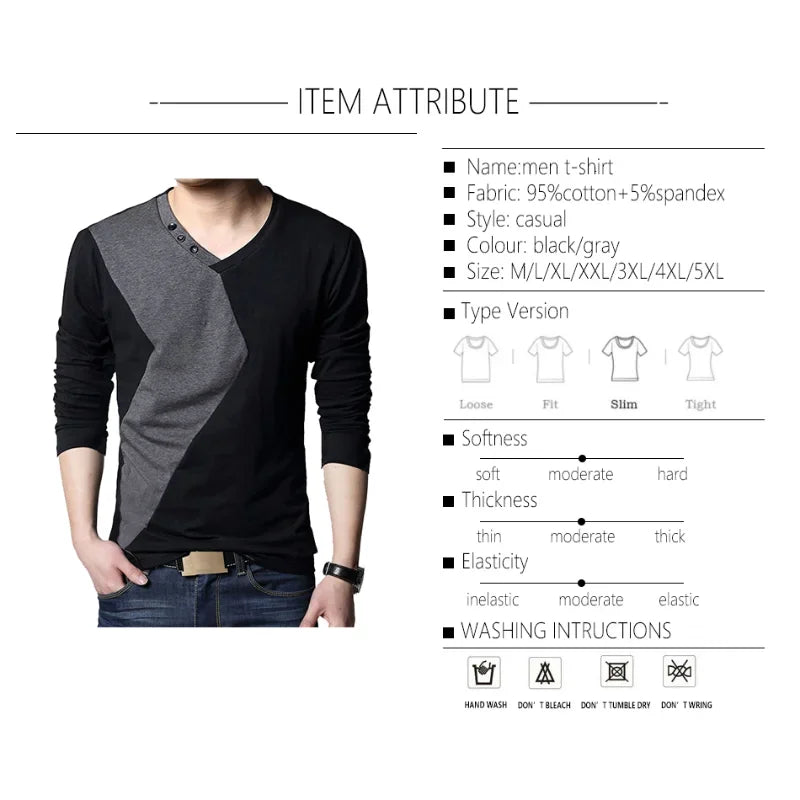 Autumn Men's Long Sleeve T-Shirt