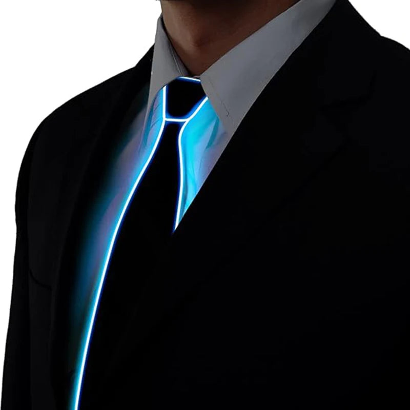 light up Men's hat and tie Led luminous Funny hat glowing Top Hat for Fluorescent club dance show props performances costumes