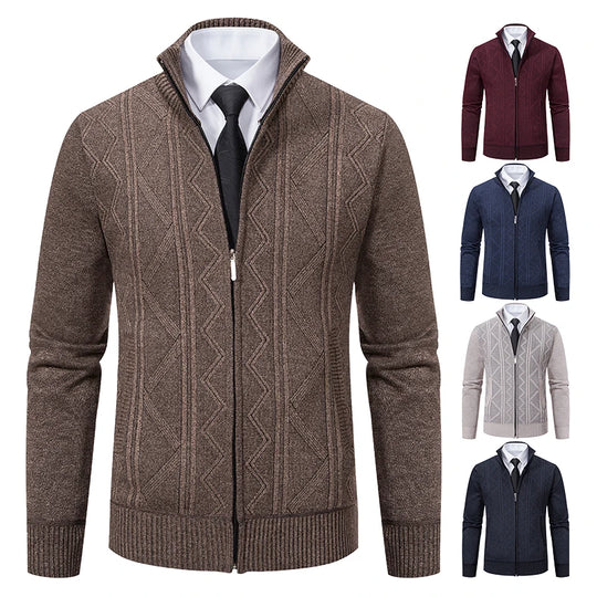 Man Knit Sweater Jacket Fleece Cardigan Amazon Men's Clothes Luxury