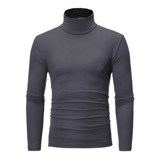 Spring Autumn Thin Men Pullovers Sweaters Turtleneck Knitted Sweater