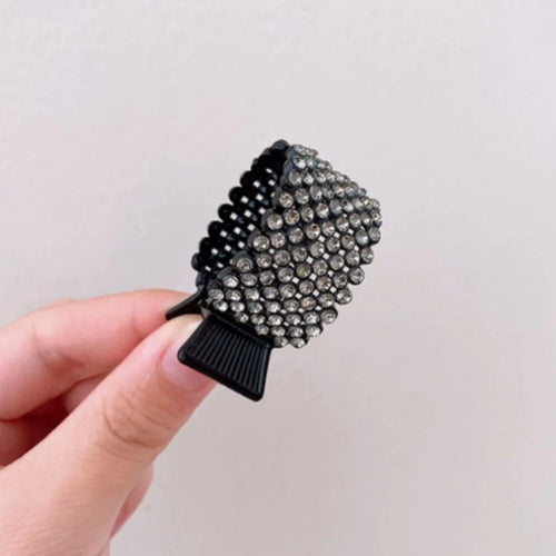 Fashion Pearl Rhinestone Metal Hair Clip Women Girls Mini High