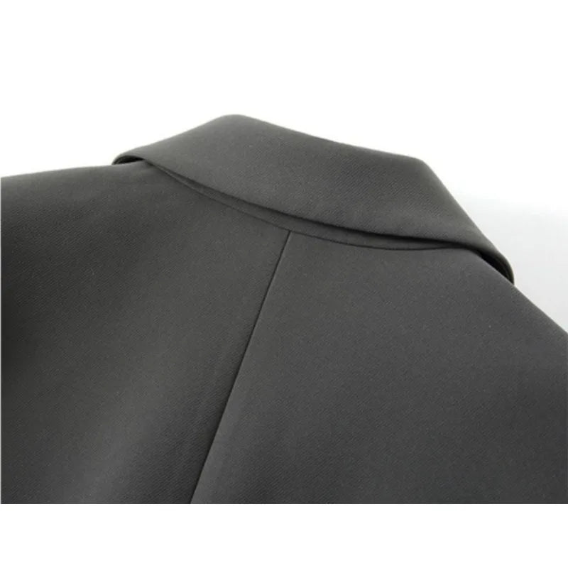 Solid Color Suit Commuting Jacket Female Korean Autumn Spring 2024 New