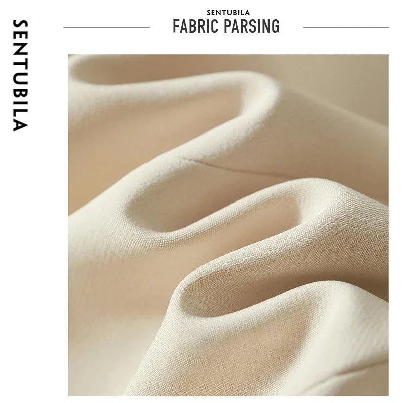 SENTUBILA Blazer Women 2024 Spring Autumn Elegant Fashion Office Lady