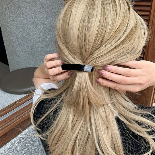 Acetate Hair Clip Elegant Hairgrip Colorful Geometric Barrettes