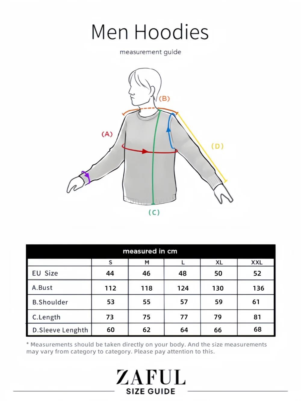 ZAFUL Men's Turtleneck Sweatshirt Fuzzy Fleece Colorblock Hoodie NEW