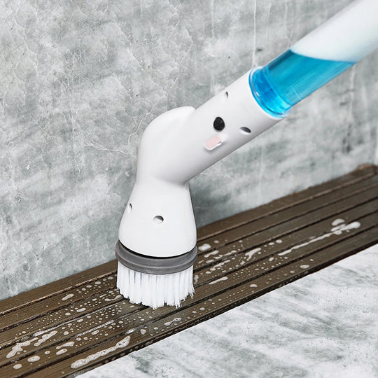 Electric Rotary Scrubber, Cordless Shower Cleaning Brush, Adjustable