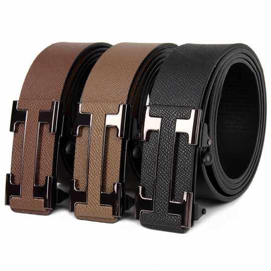 Famous Style Male Brand Belt Men  Men's Business Belts Durable dark