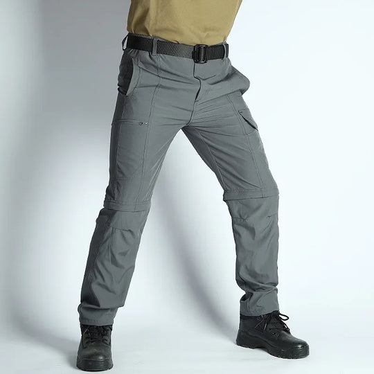 Men's Hiking Pants Convertible Zip Off Lightweight Waterproof Quick Dry Outdoor Fishing Travel Safari Camping Detachable Trouser
