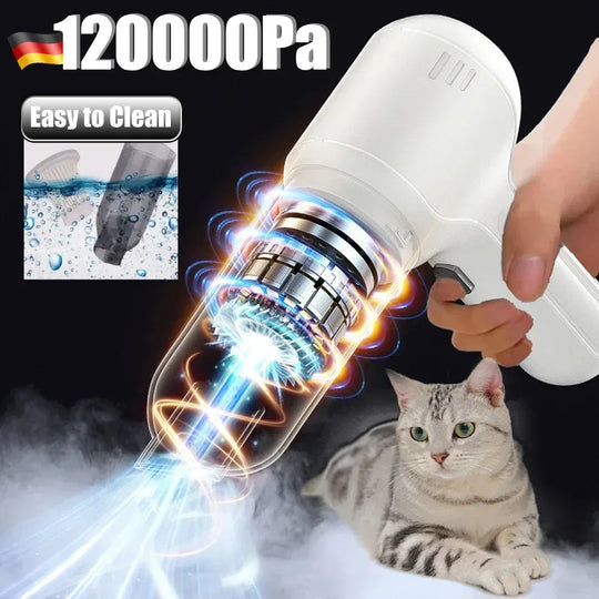 135000PA Car Vacuum Cleaner Strong Suction Wireless Portable Handheld