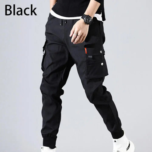 Men Cargo Tactical Pants Work Combat Multi-pockets Casual Training