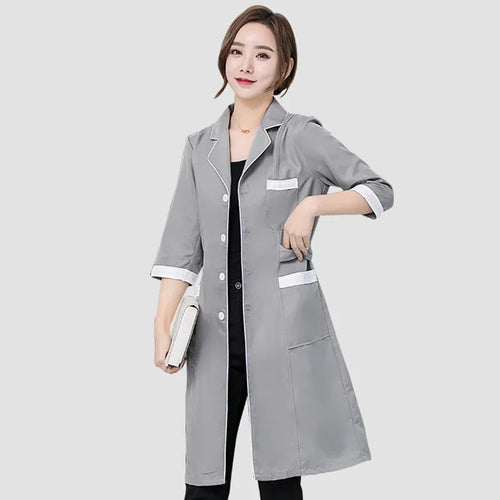 New Lab Coat High Quality Spa Uniforms Tattooist Work Clothing Scrubs