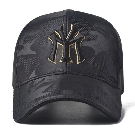 Unisex Letter Embroidery Camouflage Baseball Hats Spring and Autumn
