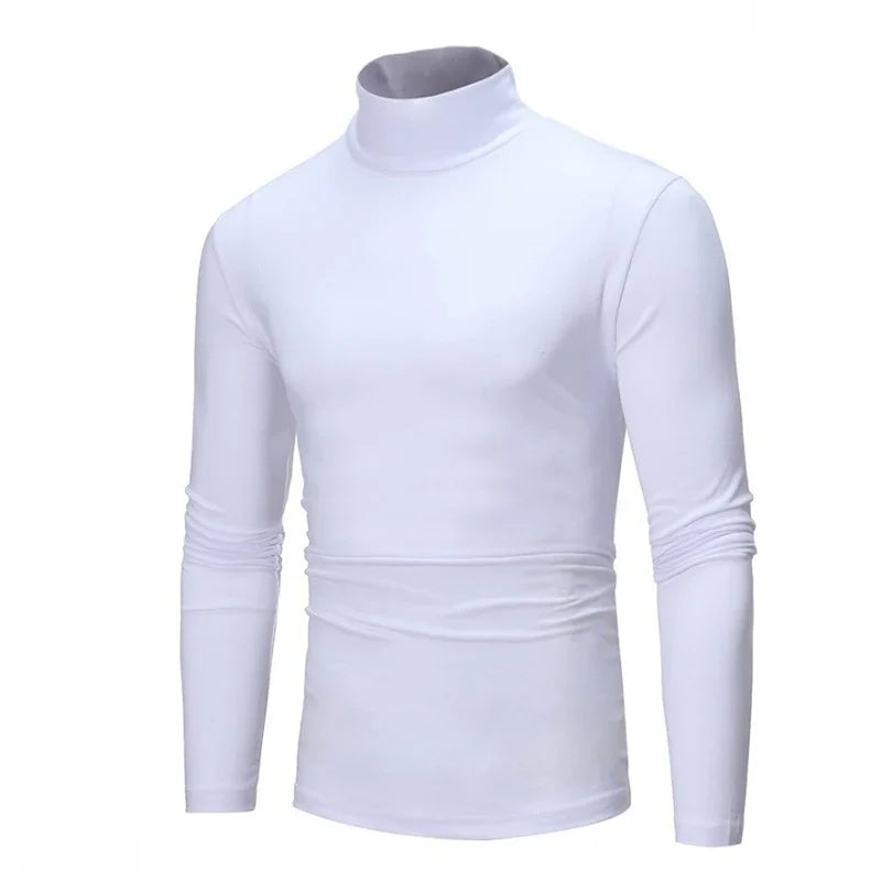Spring Autumn Thin Men Pullovers Sweaters Turtleneck Knitted Sweater