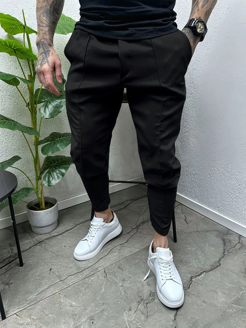 Europe and the United States new men's leisure sports slim small foot