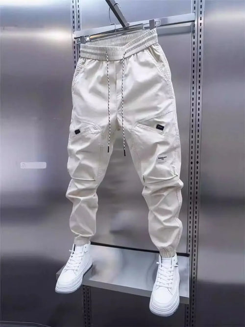 Men's long pants with fleece sweatpants and ankle binding sports