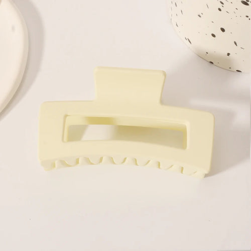 5PCS Frosted Hair Clips Simple Big Hair Claw Clips for Women Girls