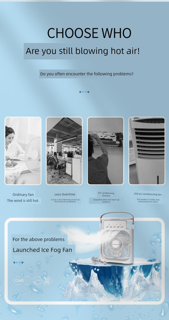 Summer Room Cooling Fan Rental House Air Conditioner Fan