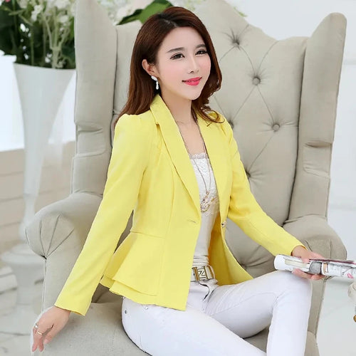 Autumn Women's Blazer Femme Summer Jacket 2024 New Suit Jacket Fashion