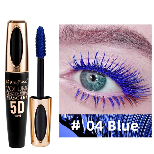 MAXIFINEST 5D Silk Fiber Eyelash Mascara, the Black Amount and Length of