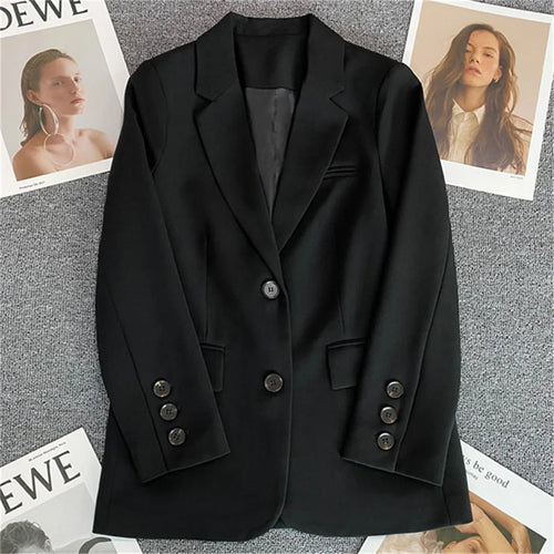 2024 Women Jacket New in Korean Fashion Small Suit Top Brown Suit Coat