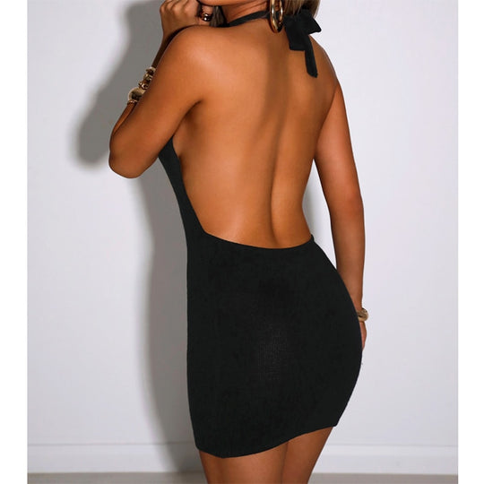 Sexy Bodycon Wedding Party Dresses Backless Spaghetti Straps Clubwear