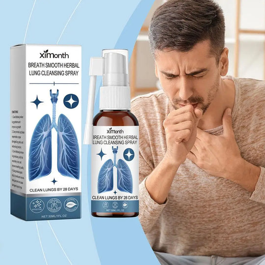 New 30ml Herbal Lung Cleanse Mist Powerful Lung Support Spray Herbal & Breathe Health Care Mist Herbal Cleanse Cleanse Lung B1J9