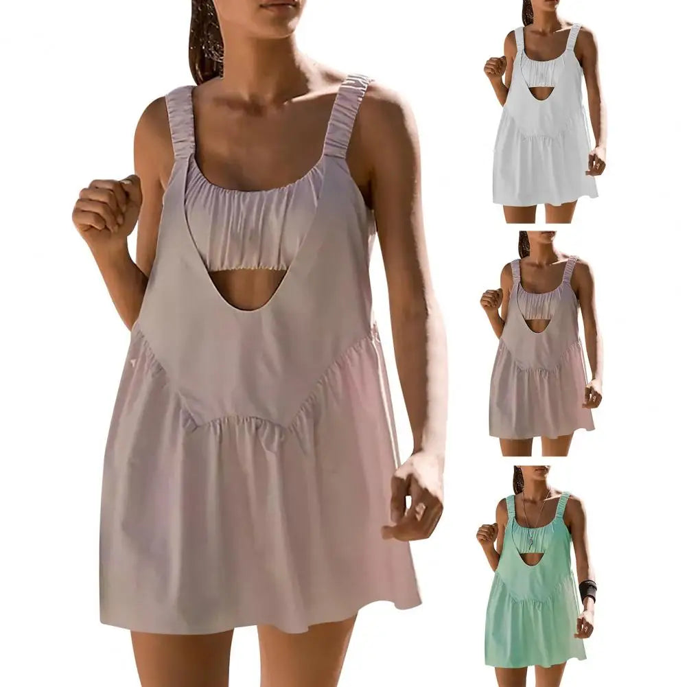 The New Tennis Suit All-in-one Yoga Suit Women Outdoor Sports Fitness
