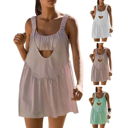 The New Tennis Suit All-in-one Yoga Suit Women Outdoor Sports Fitness