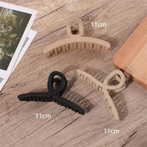 2/3/4Pcs Headwear Set Women Fashion Claw Clip Coffee Black Acrylic
