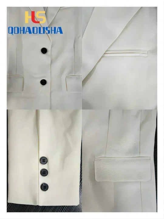 Women's Jacket New in Korean Fashion Small Suit Top Brown Suit Coat