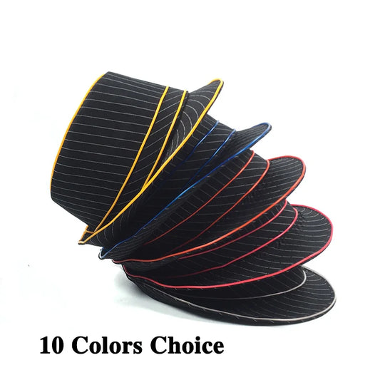 light up Men's hat and tie Led luminous Funny hat glowing Top Hat for Fluorescent club dance show props performances costumes