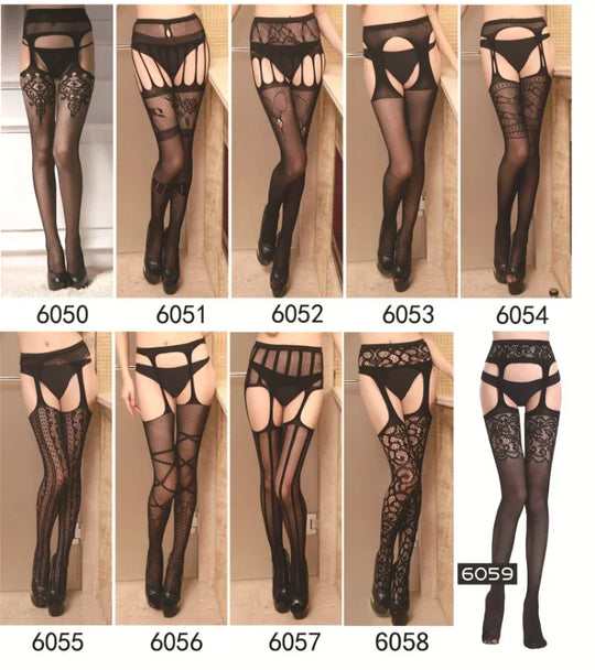 Hot Sexy Erotic Lingerie See Through Open Crotch Pantyhose Tights